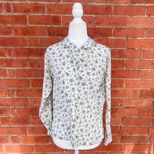vintage floral button down